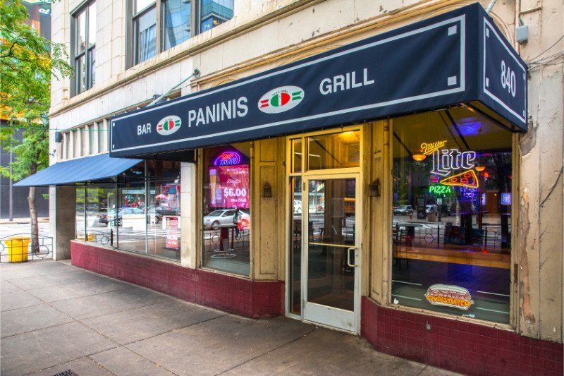 Panini's Bar & Grill Gateway exterior shot